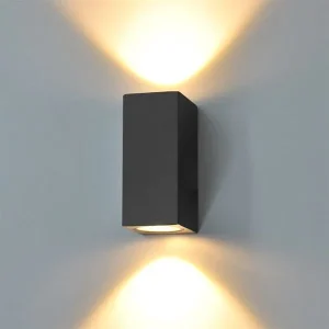Đèn tường 2 đầu vuông